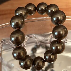 Elegant Brown Pearl Bracelet